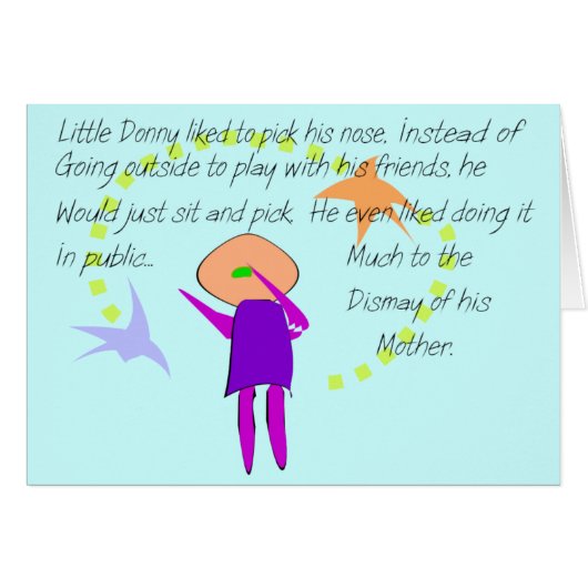 "Little Donny" Story Art Cards and T-Shirts (Front Horizontal)