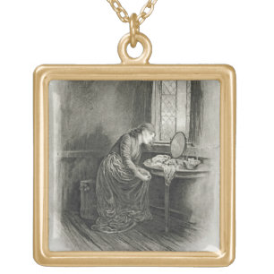 Little Dorrit, from 'Charles Dickens: A Gossip abo Gold Plated Necklace