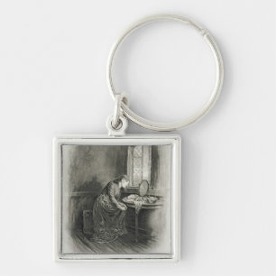 Little Dorrit, from 'Charles Dickens: A Gossip abo Keychain