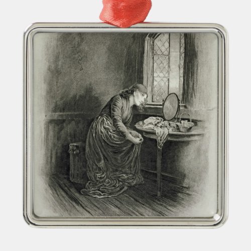Little Dorrit from Charles Dickens A Gossip abo Metal Ornament