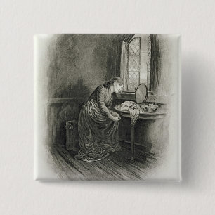 Little Dorrit, from 'Charles Dickens: A Gossip abo Pinback Button