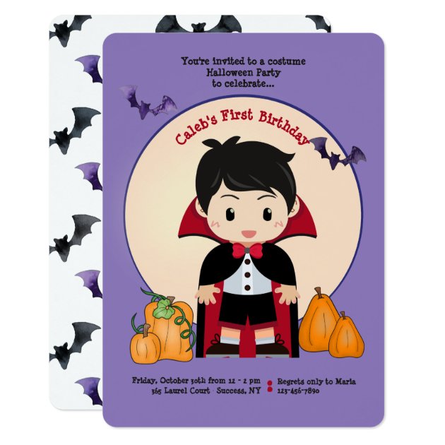 Little Dracula Invitation