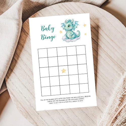 Little Dragon Baby Bingo Game