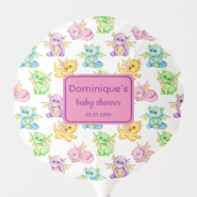Little Dragon Baby Shower Balloon