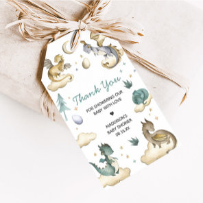 Little Dragon Baby Shower Favor Tags