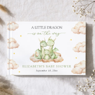 Little Dragon Baby Shower Guest Book