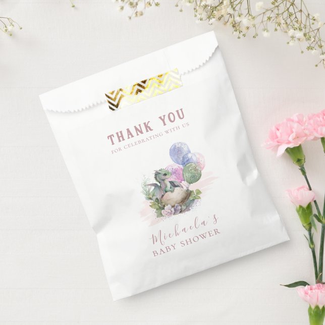  Little Dragon Baby Shower Thank You Favor Bag (Sealed)