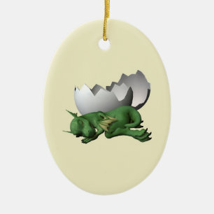 Little Dragon Ceramic Ornament