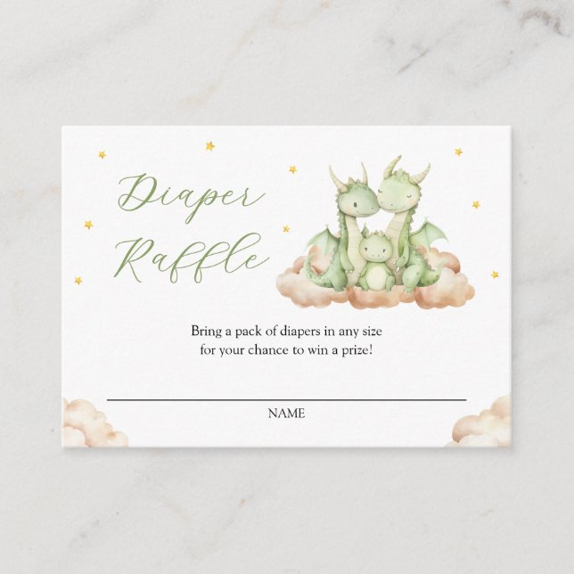 Little Dragon Dipper Raffle  Enclosure Card (Front)
