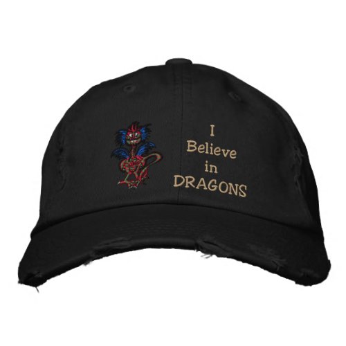 Little Dragon Embroidered Baseball Cap