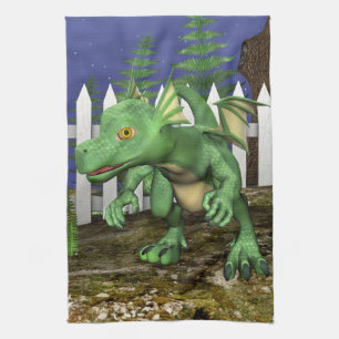 Little Dragon Kitchen Towel