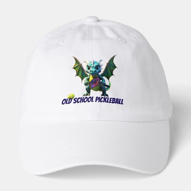 Little dragon Old School Pickleball Sport cap (Front)