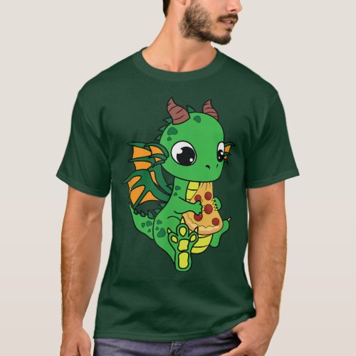 Little Dragon Pizza  T_Shirt