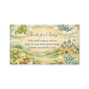 Little Dragon Storybook Books for Baby Enclosure Card
