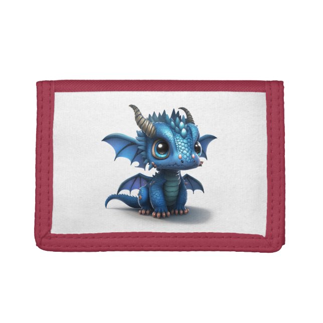 Little Dragon Trifold Wallet (Front)