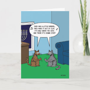 Little Dreidel  Chanukah Card