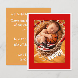 Little Dribbler Baby Shower Digital Download  Invitation