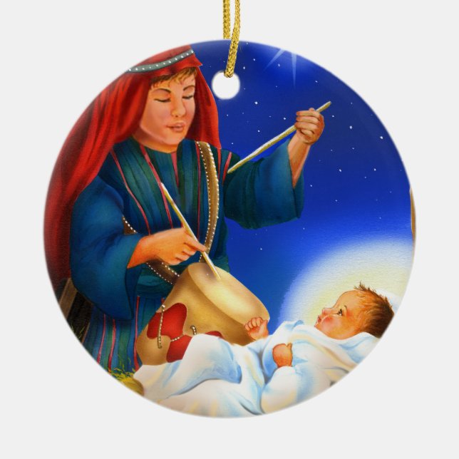 Little Drummer Boy Ornament (Front)
