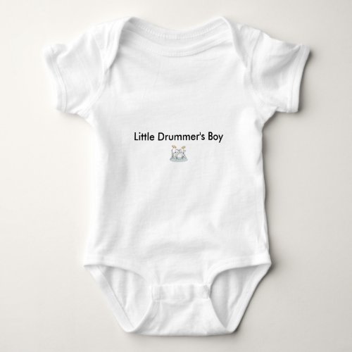 Little Drummers Boy Baby Bodysuit