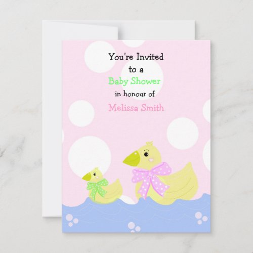 Little Duck Baby Shower Invitation