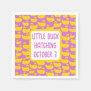 Little Duck Baby Shower Invitation Napkins
