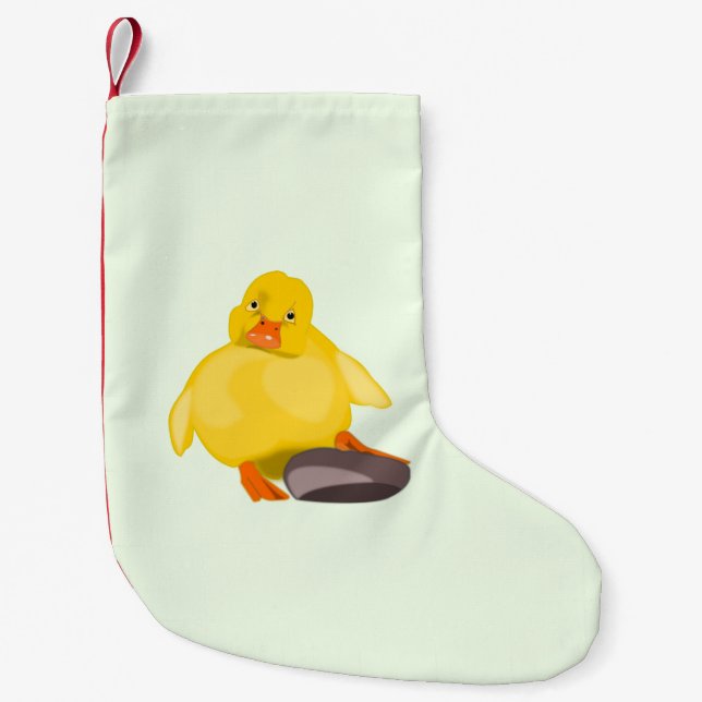 Little Duck Christmas Stocking - Customizable (Front)