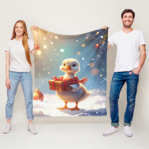 Little Duck Fleece Blanket