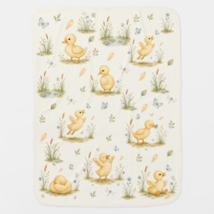 Little Duck Meadow Baby Blanket