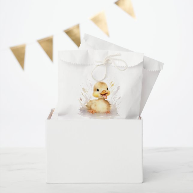 Little Duckling Baby Shower Favor Bag (Party)
