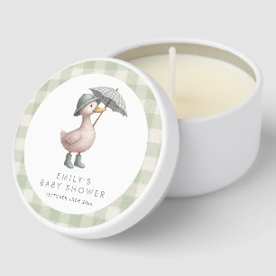 Little Duckling Baby Shower Favor Mini Candle Favors
