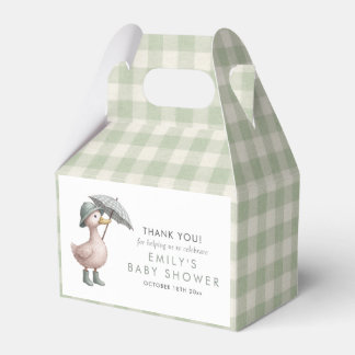 Little Duckling Baby Shower Guest Thank You Favor Boxes
