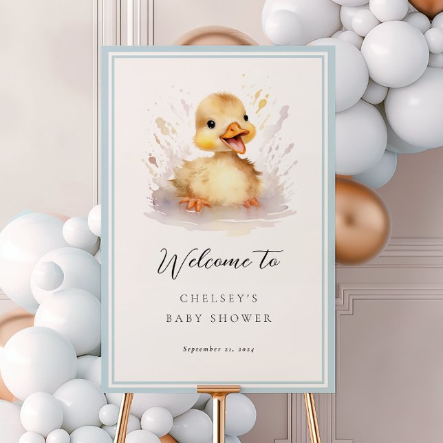 Little Duckling Baby Shower Welcome Sign (Creator Uploaded)