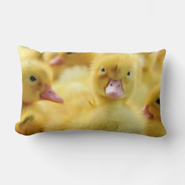 Little Ducks Lumbar Pillow (Front)