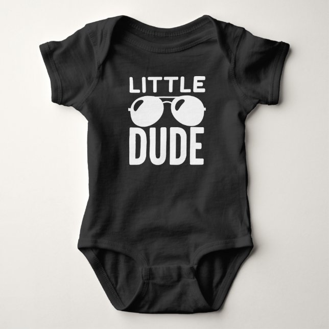 Little Dude Baby Bodysuit (Front)