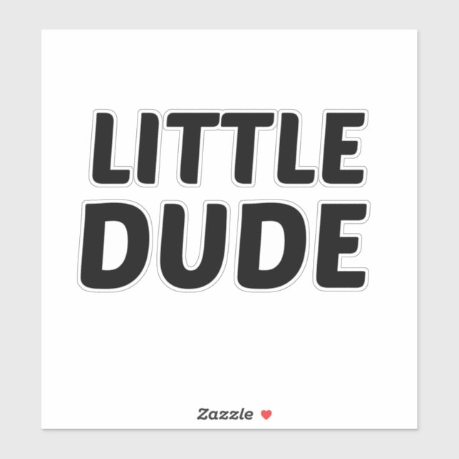 LITTLE DUDE STICKER (Sheet)