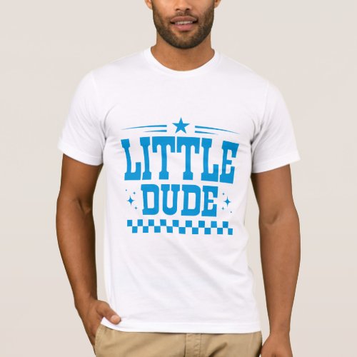 Little dude t shirt or sticker design  Little Dud