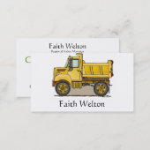 Little Dump Truck Business Card (Front/Back)