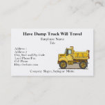 Little Dump Truck Business Cards