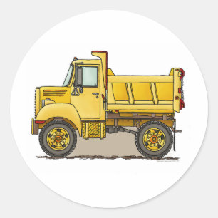 Little Dump Truck Kids Sticker
