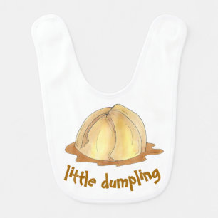 LITTLE DUMPLING Amish Pennsylvania Dutch Apple Baby Bib
