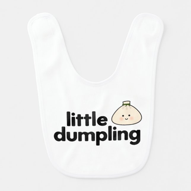 Little Dumpling Baby Bib (Front)