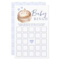 Little Dumpling Baby Shower Bingo Game Card | Gend