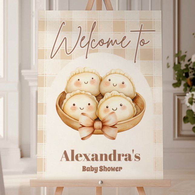 Little Dumpling Baby Shower Foam Board (Creator Uploaded)
