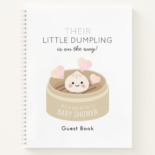 Little Dumpling Baby Shower Guest Book