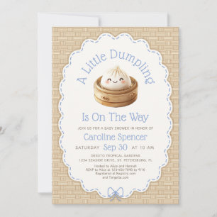 Little Dumpling Baby Shower Invitation