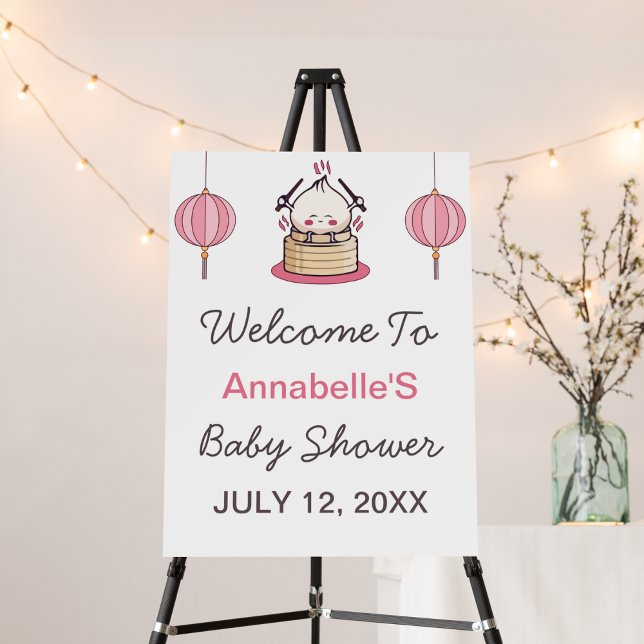Little Dumpling Baby Shower welcome sign (Creator Uploaded)