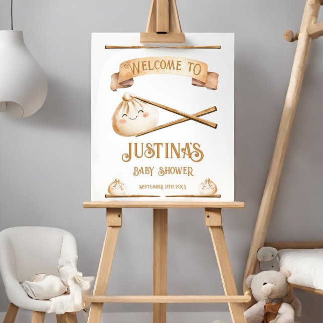 Little Dumpling Baby Shower Welcome Sign (Creator Uploaded)