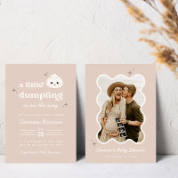 Little Dumpling Bao Dim Sum Baby Shower Invitation