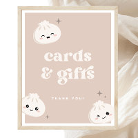 Little Dumpling Bao Dim Sum Cards & Gifts Sign