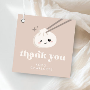 Little Dumpling Bao Dim Sum Favor Tags